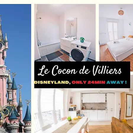 Paris & Disneyland - 2Min From Train Station - Free Private Parking Villiers-sur-Marne Buitenkant foto