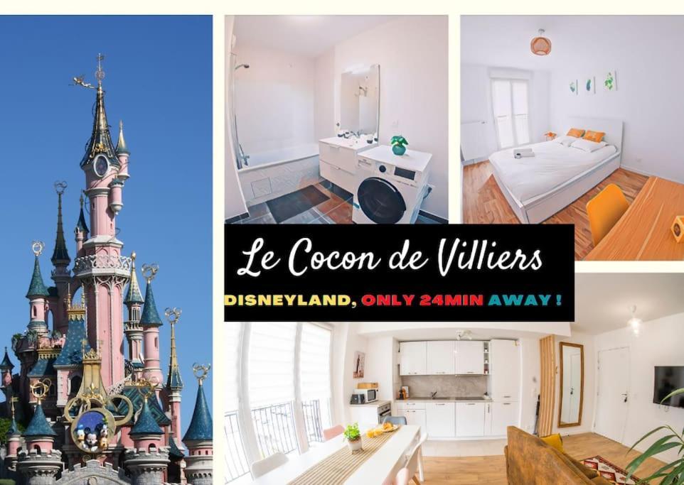 Apartment Paris & Disneyland - 2min From Train Station - Free Private Parking